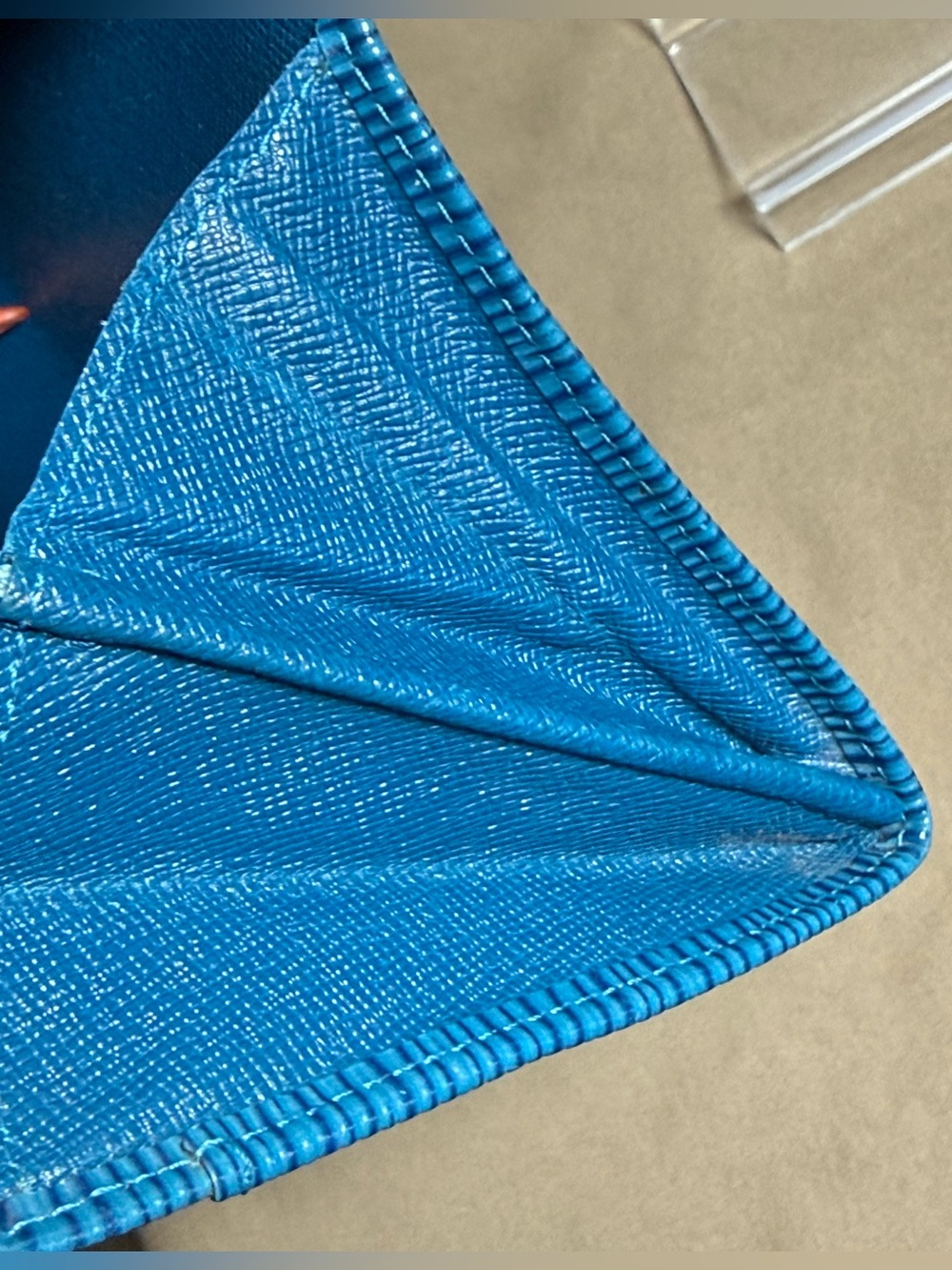✨ Authentic Louis Vuitton Portefeuille Sarah Blue Epi Leather ✨ Date Cd: CA1928 - Picture 11 of 12